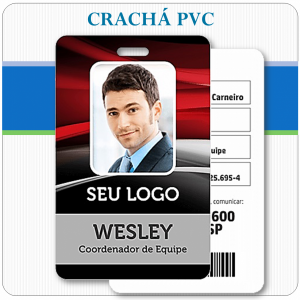 Cracha PVC PVC 0,76 mm 8,5x5,5    